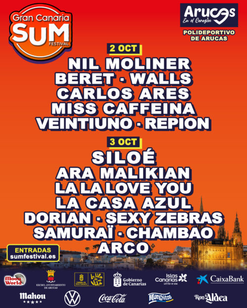 2045x2560 ARUCAS 2026 - NUEVAS CONFIRMACIONES